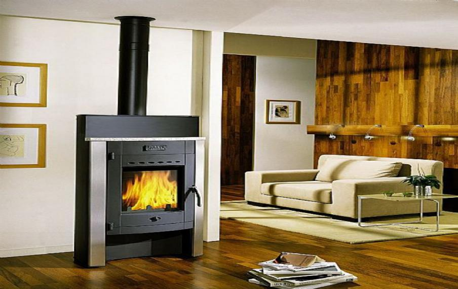 Soba pe lemn din fonta si otel