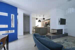 casa mediterranea salotto focolare palazzetti