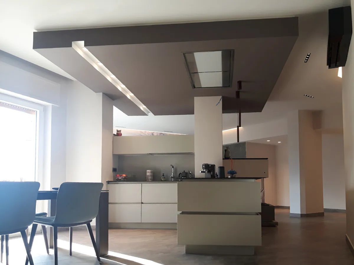 cucina living progetto vesuvio