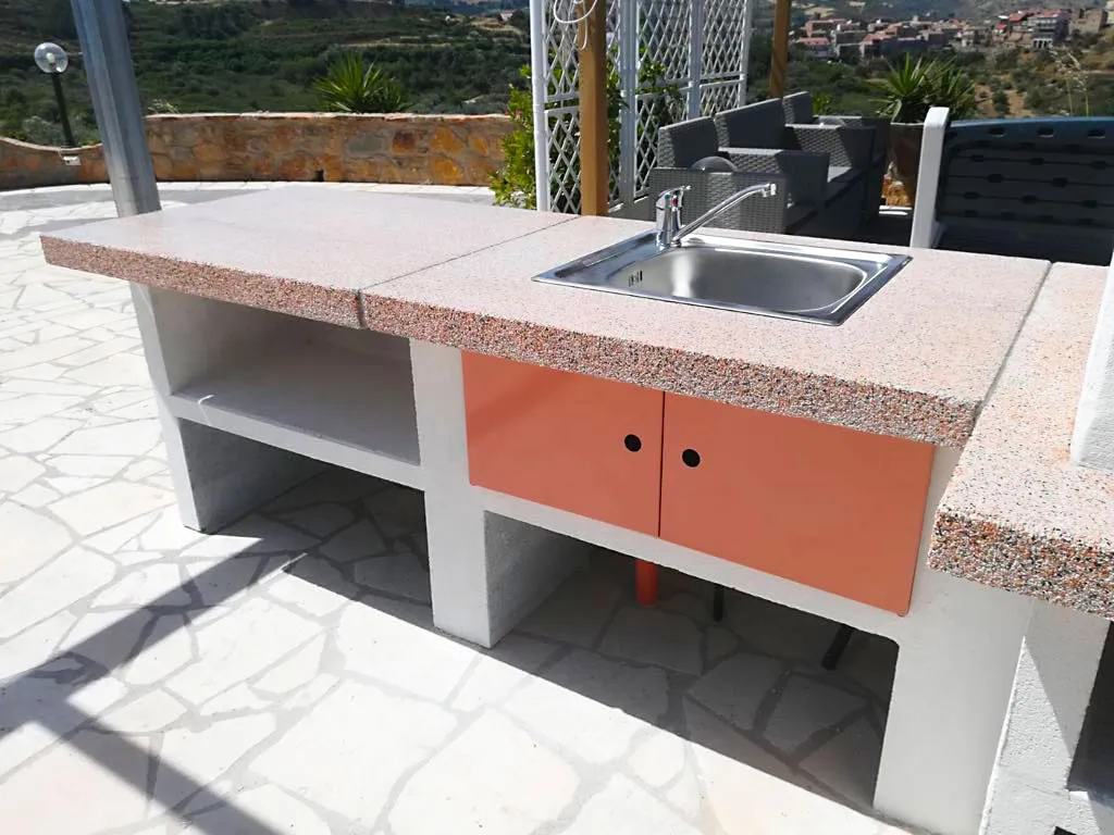 modulo lavello barbecue malibu palazzetti
