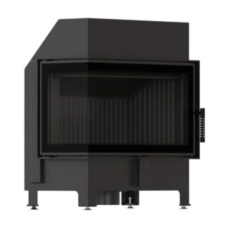 Focar Z ECO 9.9 kW Sticla stanga Samota neagra