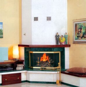 semineu cu geam prismatic